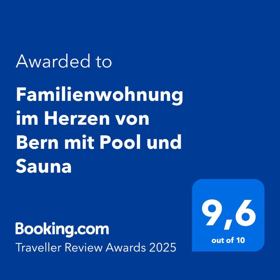 Familienwohnung Im Herzen Von Bern Mit Pool Und Sauna Exterior photo